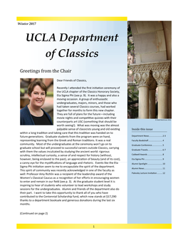 UCLA Department of Classics