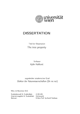 Dissertation