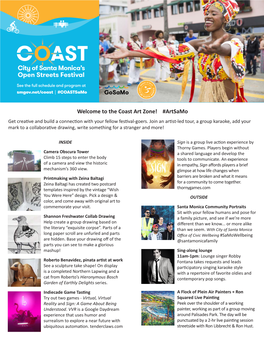 The Coast Art Zone! #Artsamo Get Creative and Build a Connection with Your Fellow Festival-Goers