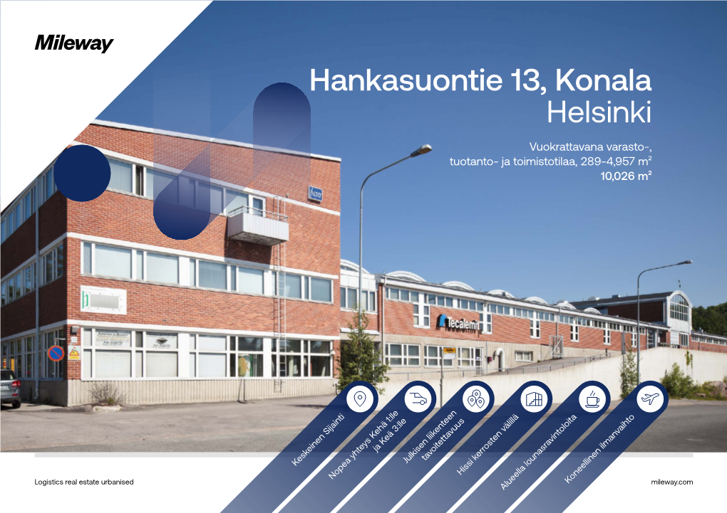 Hankasuontie 13, Konala Helsinki