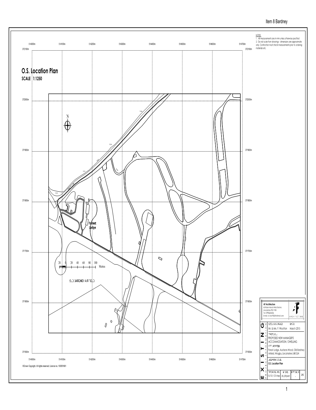 O.S. Location Plan Mr