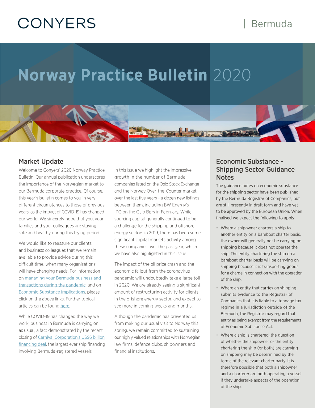 Norway Practice Bulletin 2020