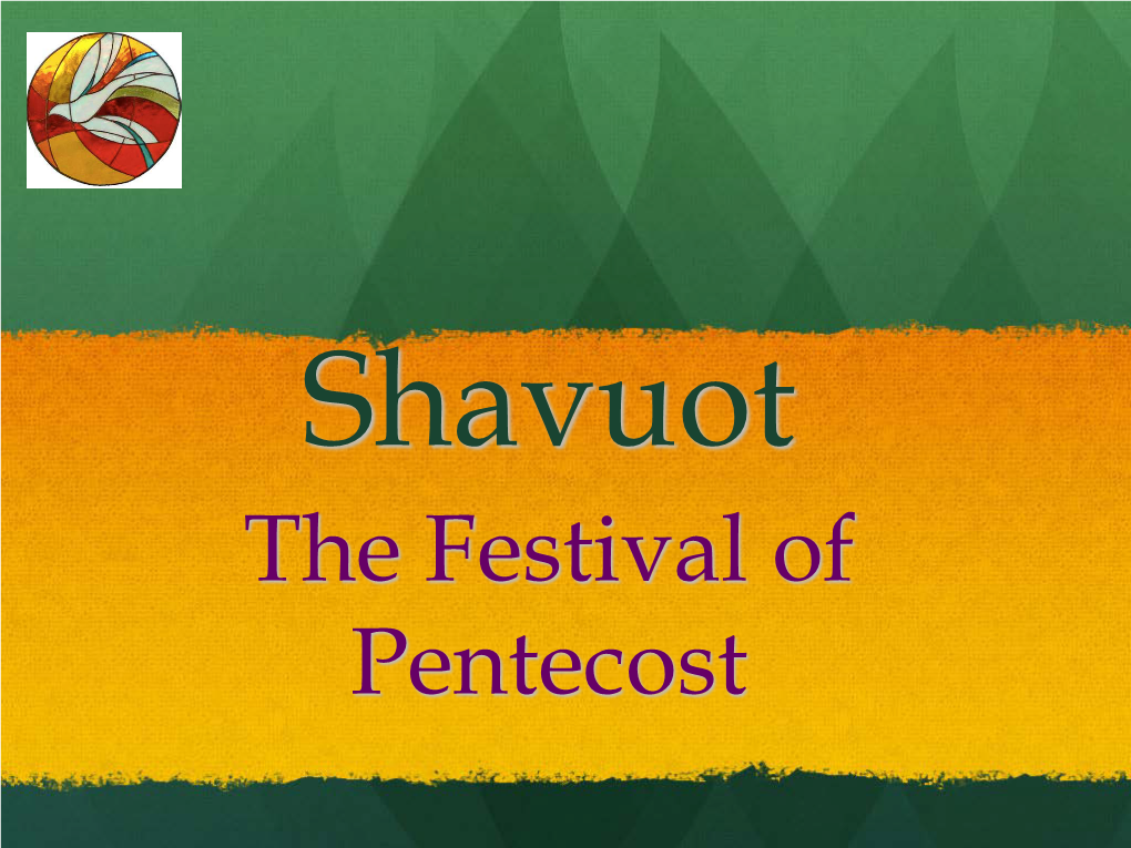 Festival of Shavuot