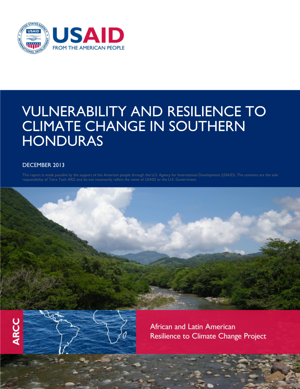 Vulnerability and Resilience to Climate Change in Southern Honduras