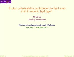 Proton Polarisability Contribution to the Lamb Shift in Muonic Hydrogen