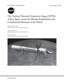 (NTPS): a Key Space Asset for Human Exploration and Commercial Missions to the Moon