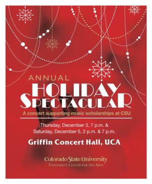 Griffin Concert Hall, UCA ANNUAL