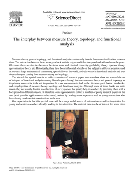 The Interplay Between Measure Theory, Topology, and Functional Analysis