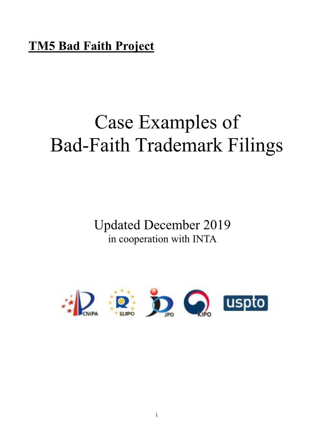 Case Examples of Bad-Faith Trademark Filings