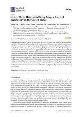 Geosynthetic Reinforced Steep Slopes: Current Technology in the United States
