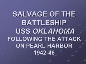 The Salvage of the USS Oklahoma & the USS Utah
