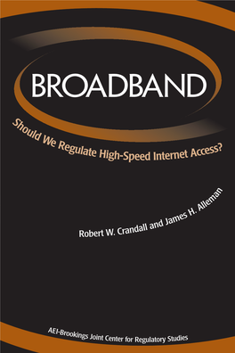 Broadband Deployment: Is Policy in the Way? 223  