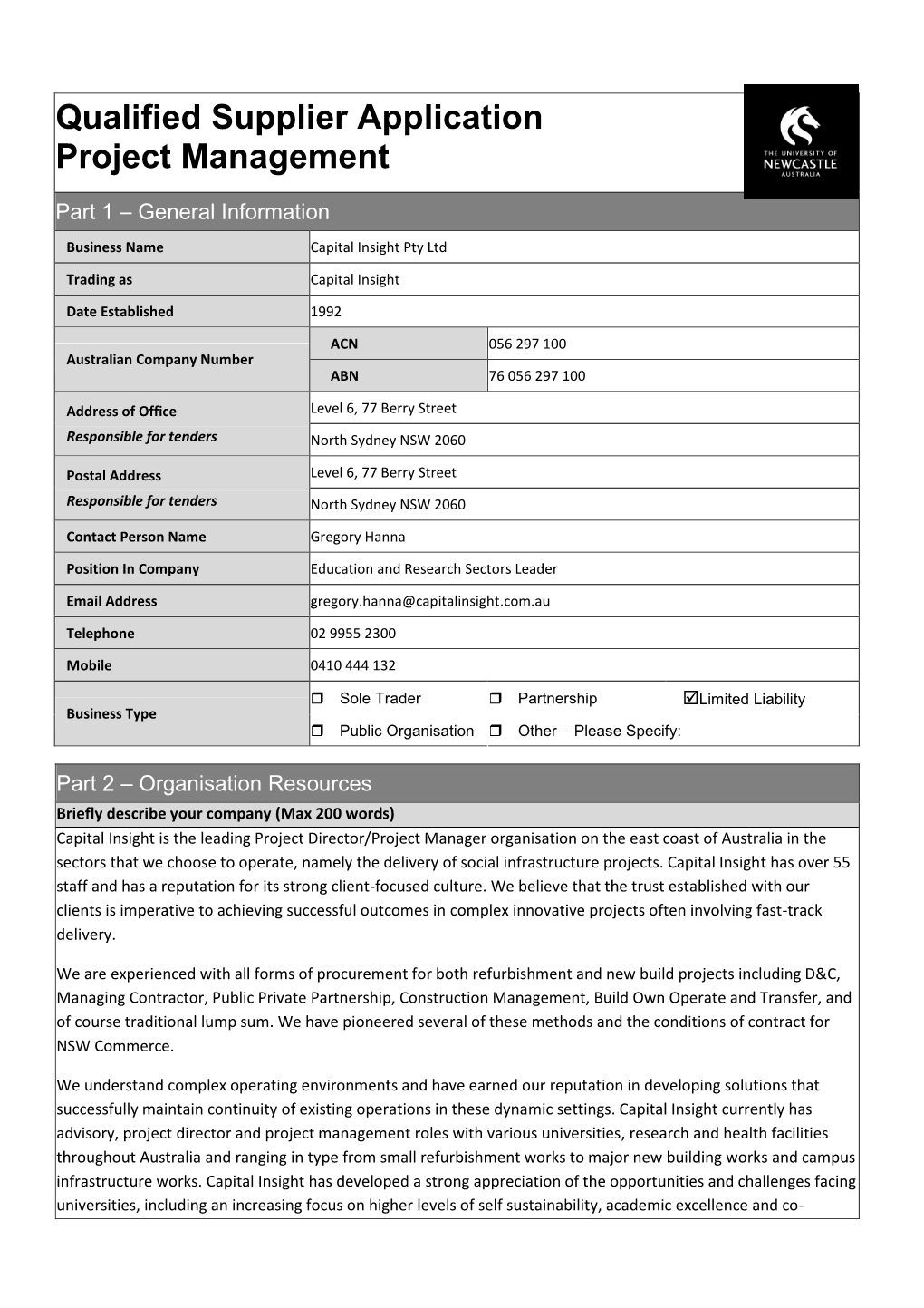 Capital Insight Pty Ltd