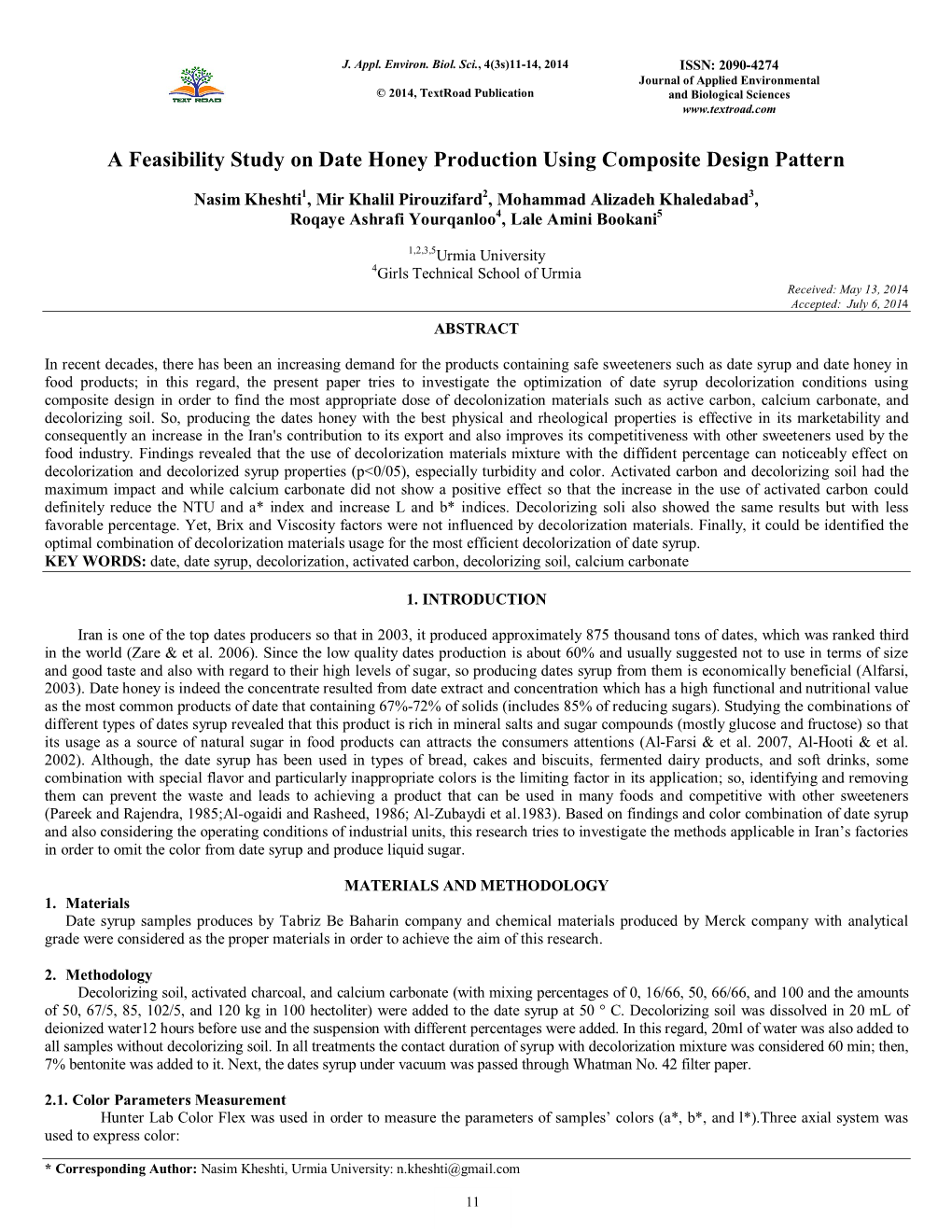 A Feasibility Study on Date Honey Production Using Composite Design Pattern