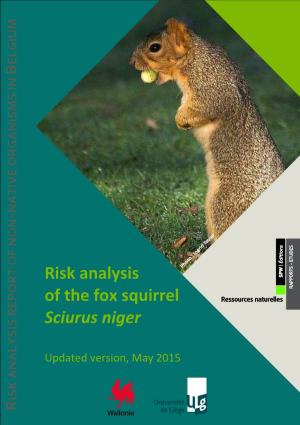 Risk Analysis of the Fox Squirrel Sciurus Niger
