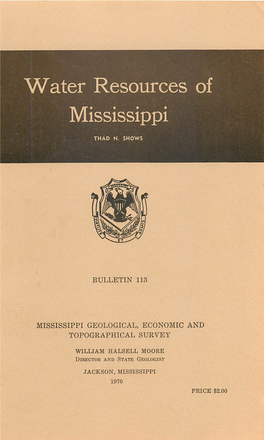 Water Resources of Mississippi