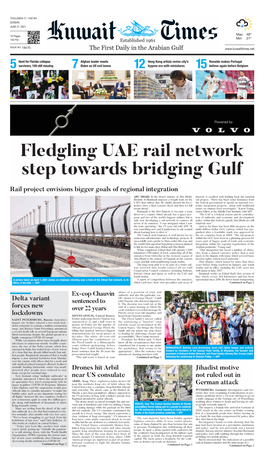 Fledgling UAE Rail Network Step Towards Bridging Gulf