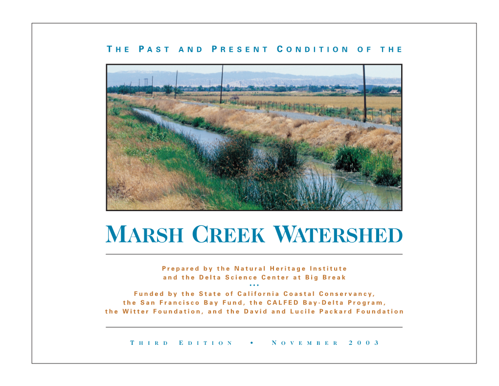 Marsh Creek Watershed