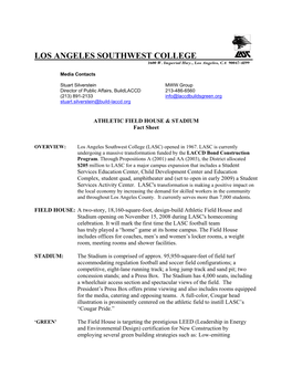 Los Angeles Southwest College 1600 W