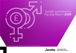 Gender and Ethnicity Pay Gap Report 2020