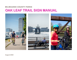 Oak Leaf Trail Sign Manual