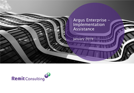 Argus Enterprise – Implementation Assistance