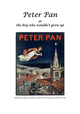 Peter Pan Or the Boy Who Wouldn’T Grow Up