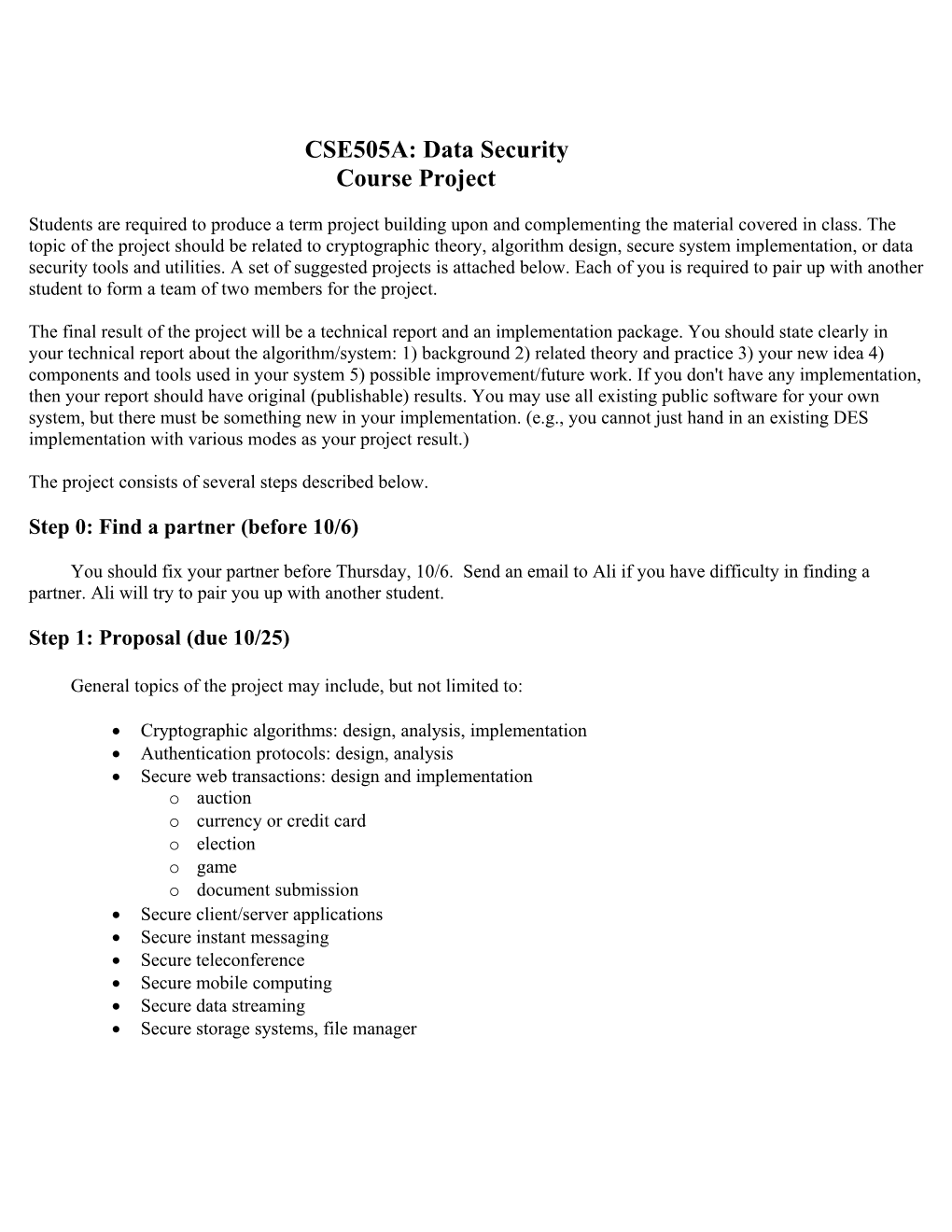Students Are Required to Produce a Term Project on an Aspect of Computer Organization And