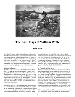 The Last Days of William Wolfe