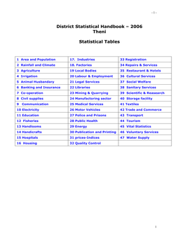 Directorate of Economics and Statistics