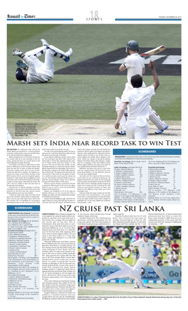 NZ Cruise Past Sri Lanka