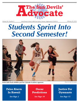 Students Sprint Into Second Semester!