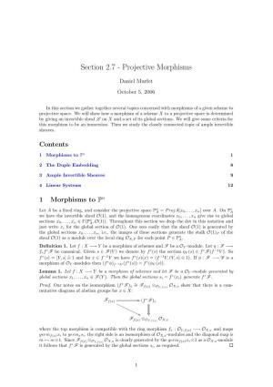 Projective Morphisms