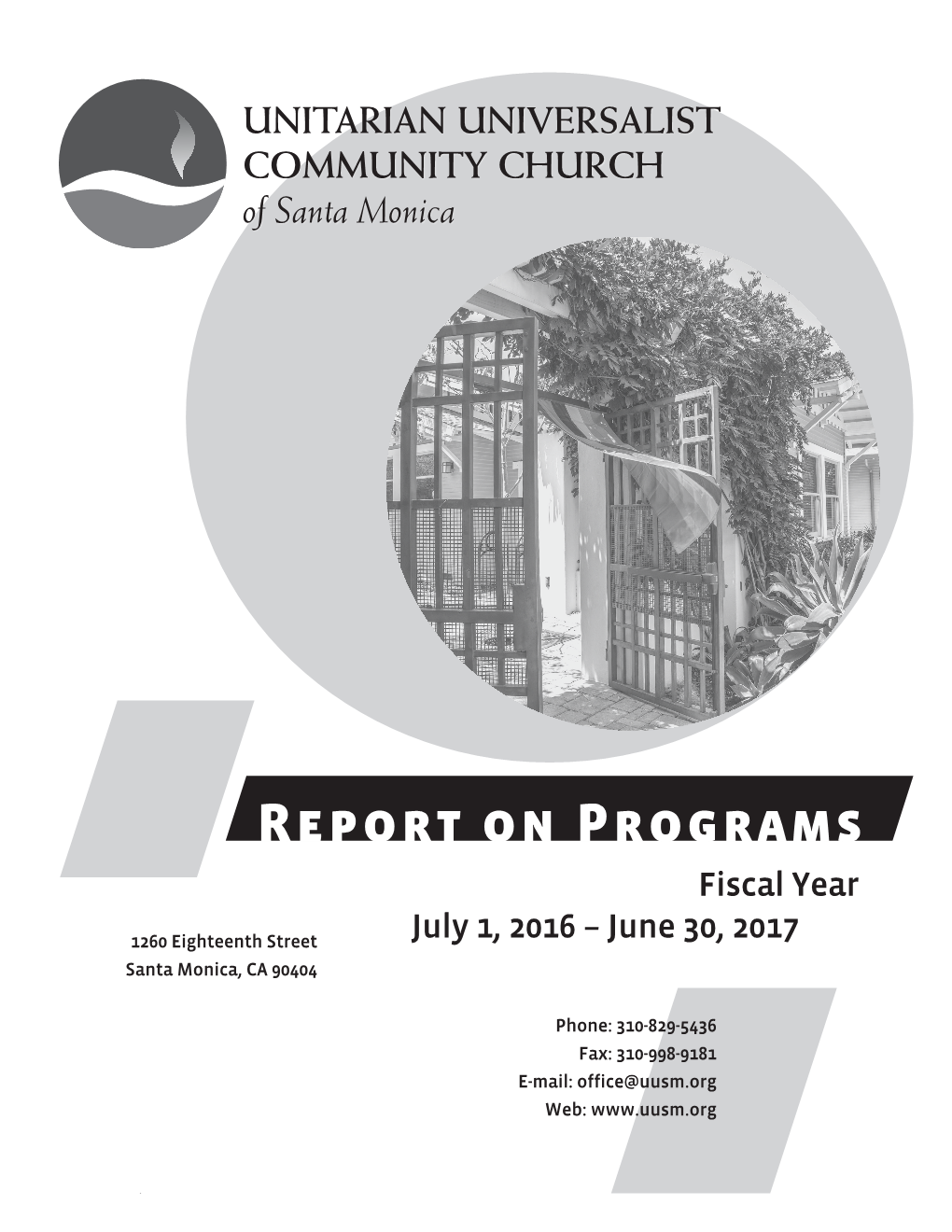 Report on Programs Fiscal Year