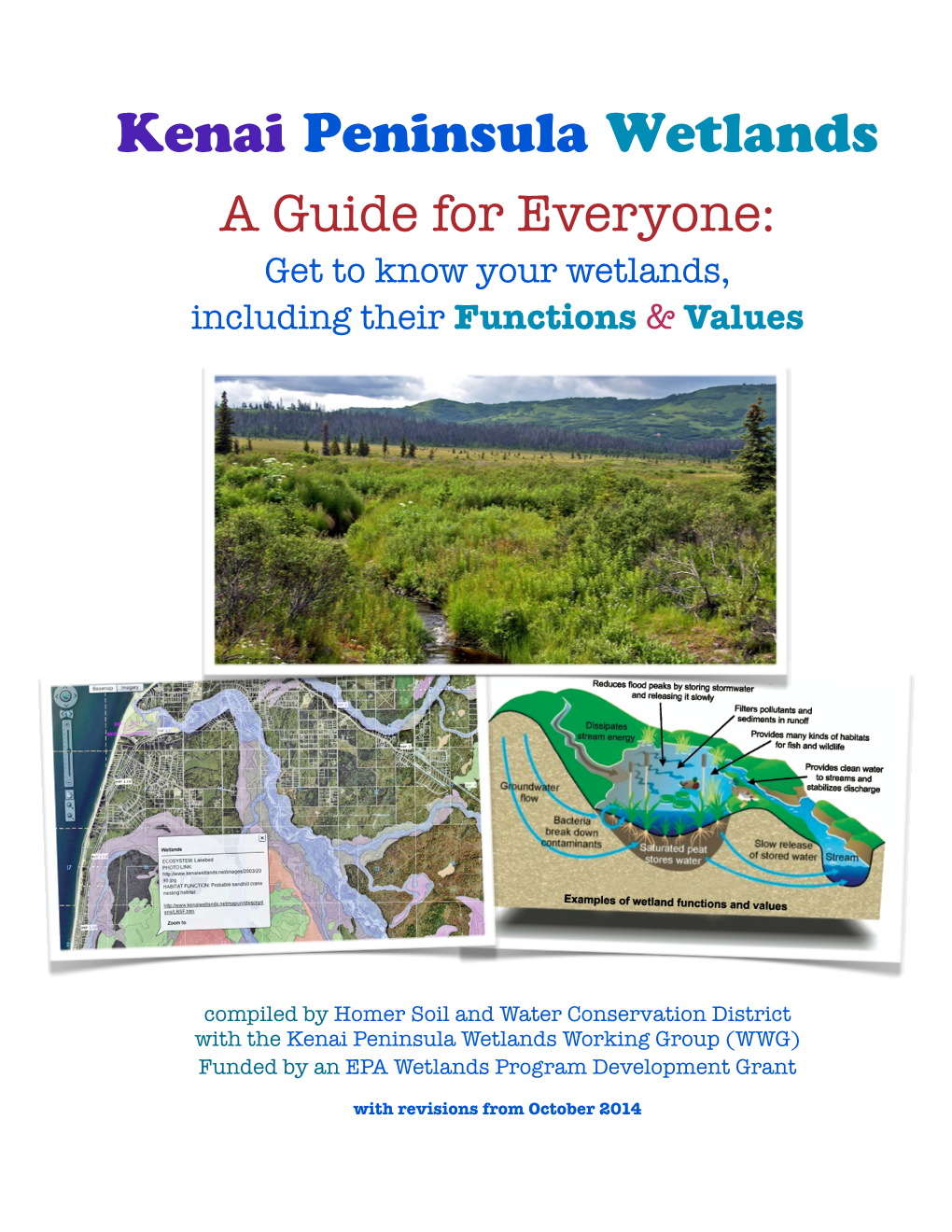 Kenai Peninsula Wetlands a Guide for Everyone: Get to Know Your Wetlands, Including Their Functions & Values