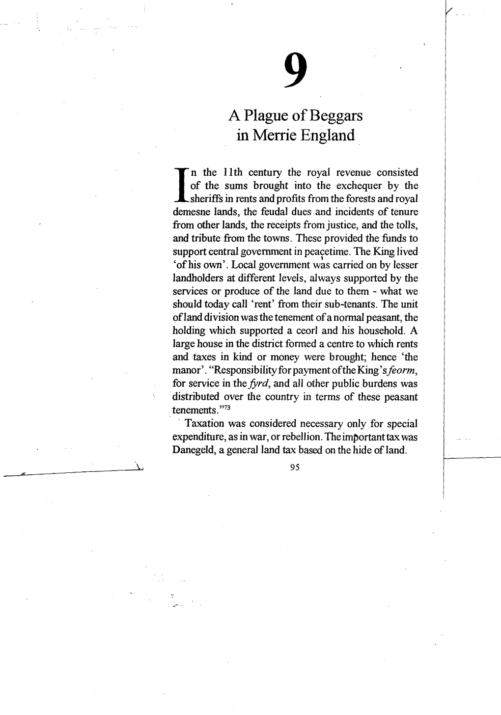 A Plague of Beggars in Merrie England