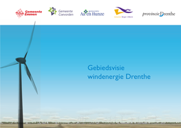 Gebiedsvisie Windenergie Drenthe