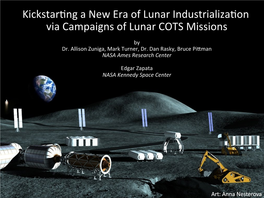 Kickstar.Ng a New Era of Lunar Industrializa.On Via Campaigns Of