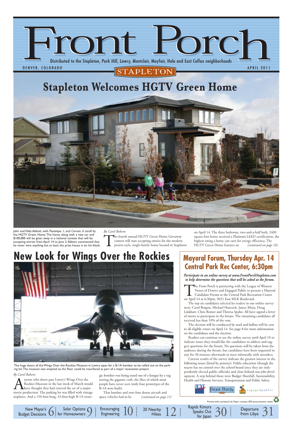 Stapleton Welcomes HGTV Green Home