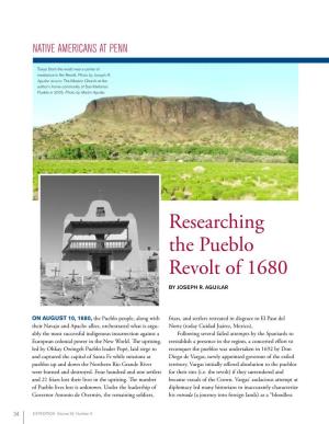 Researching the Pueblo Revolt of 1680 by Joseph R
