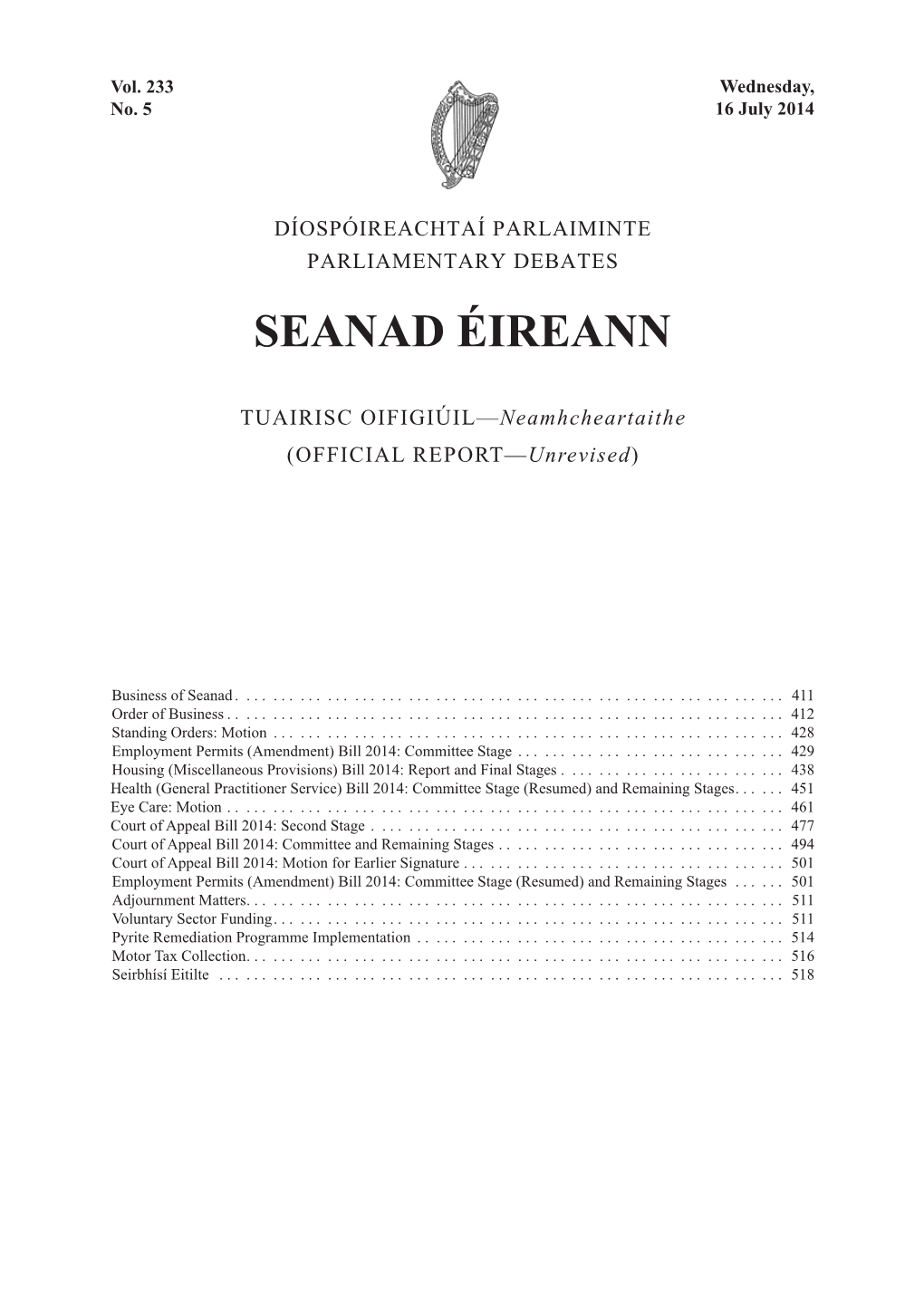 Seanad Éireann