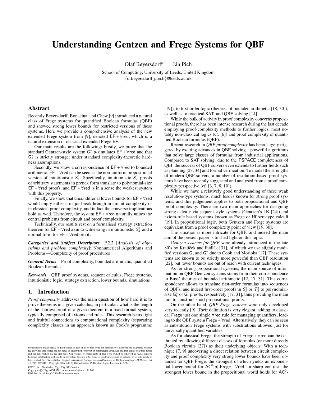 Understanding Gentzen and Frege Systems for QBF