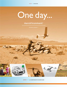 Aerovironment, Inc. 2012 Annual Report