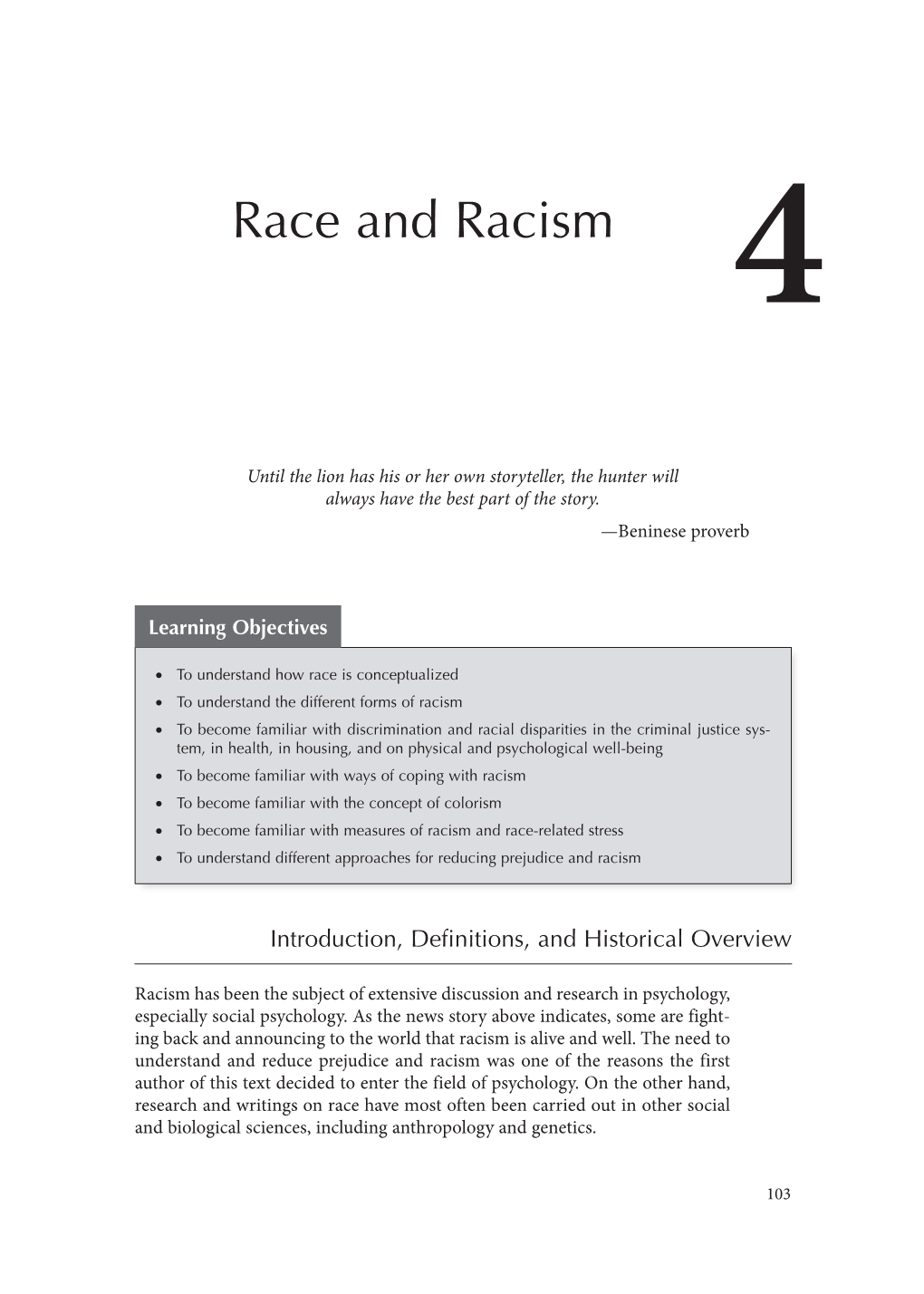 Race and Racism 4