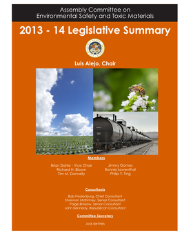 14 Legislative Summary