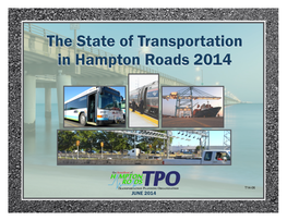 The State of Transportation in Hampton Roads 2014 Final Report