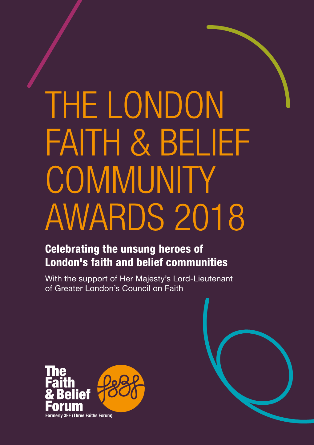 The London Faith & Belief Community Awards 2018