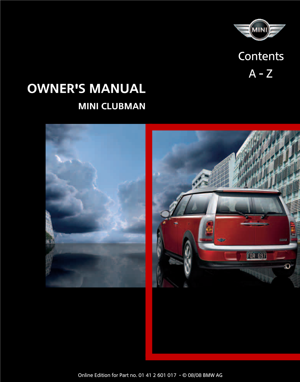 Owner's Manual Mini Clubman