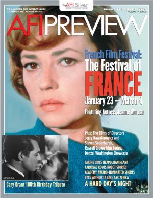 AFI PREVIEW (ISSN-0194-3847) Is Published Every Six Weeks by the American Film Institute’S Office at 8633 Colesville Road, Silver Spring, MD