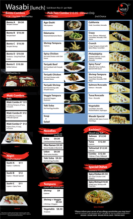 Noodles Special Dishes